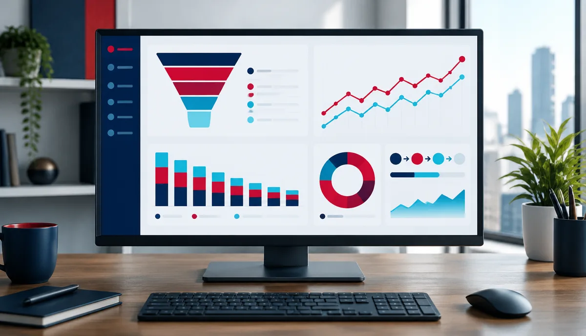 Marketing performance dashboard tracking pipeline